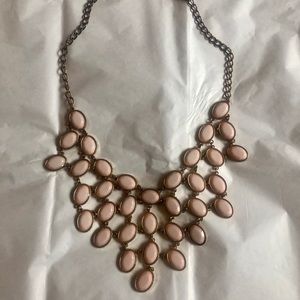 Baby Pink Statement Necklace